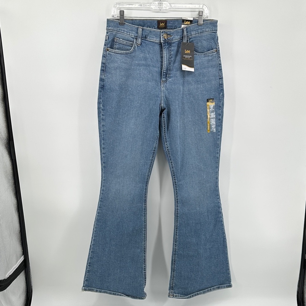 Lee VTG&90s Inspired Boho Hippie Iconic Retro Light Blue Flare Jeans Sz12